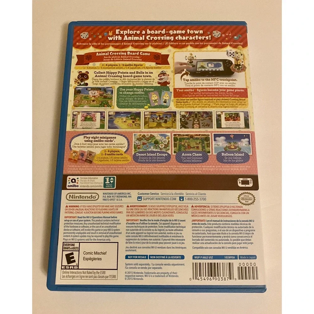 Animal Crossing: Amiibo Festival (Nintendo Wii U, 2015)